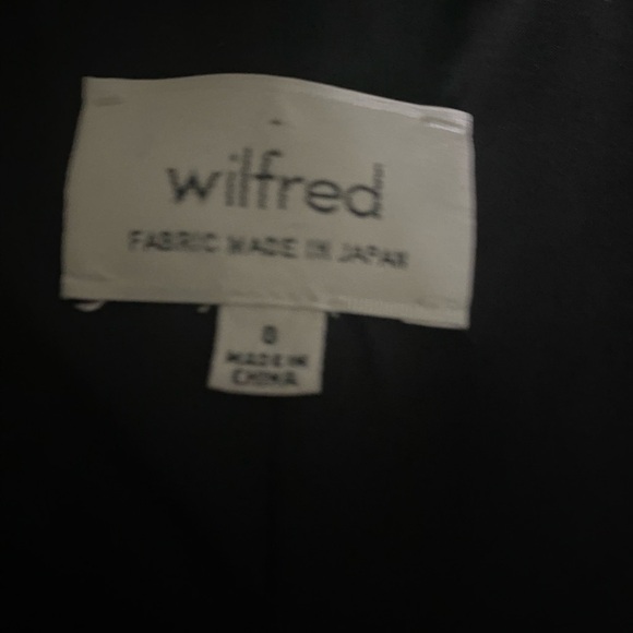 ASO The Flash Aritzia Wilfred Montesson Black Moto Japanese Crepe Jacket Size 0 - Picture 3 of 15